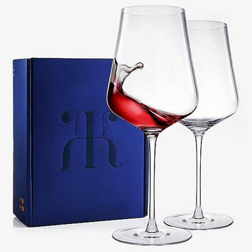 Worlds Thinnest Universal Wine Glasses | Set of 2 (18 oz)