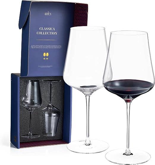 Worlds Thinnest Universal Wine Glasses | Set of 2 (18 oz)