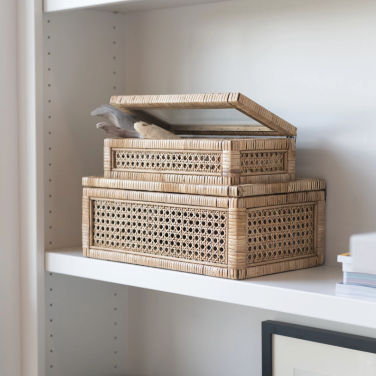 Rattan Display Boxes