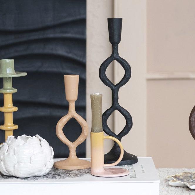 Infinity Cast Iron Candle Stick