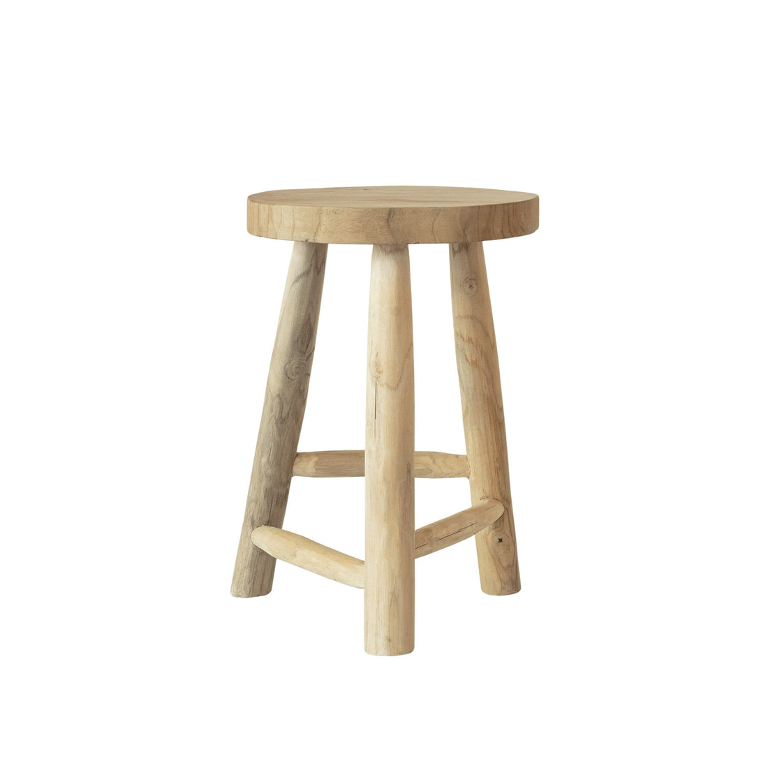 Bleached Teak Stool