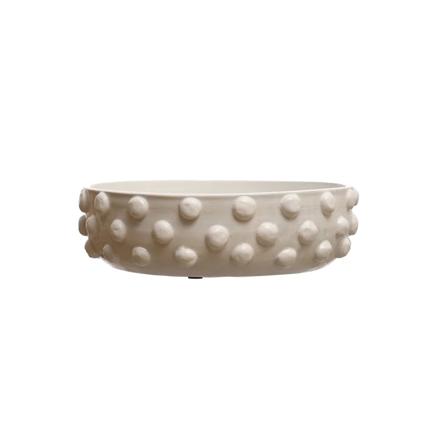 Terracotta Bowl with Dots