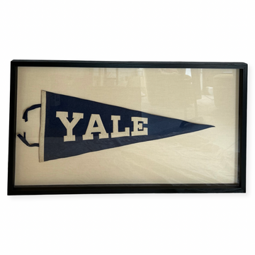 Yale Vintage Pennant Shadow Box