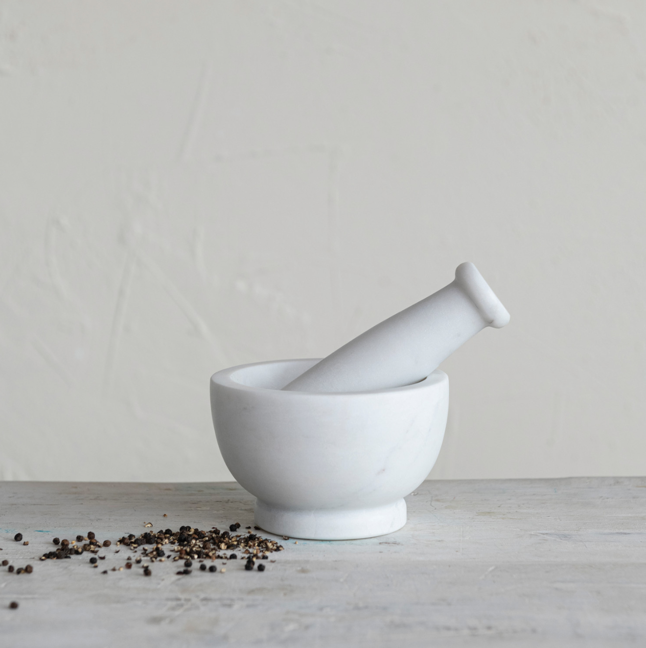 Marble Mortar & Pestle