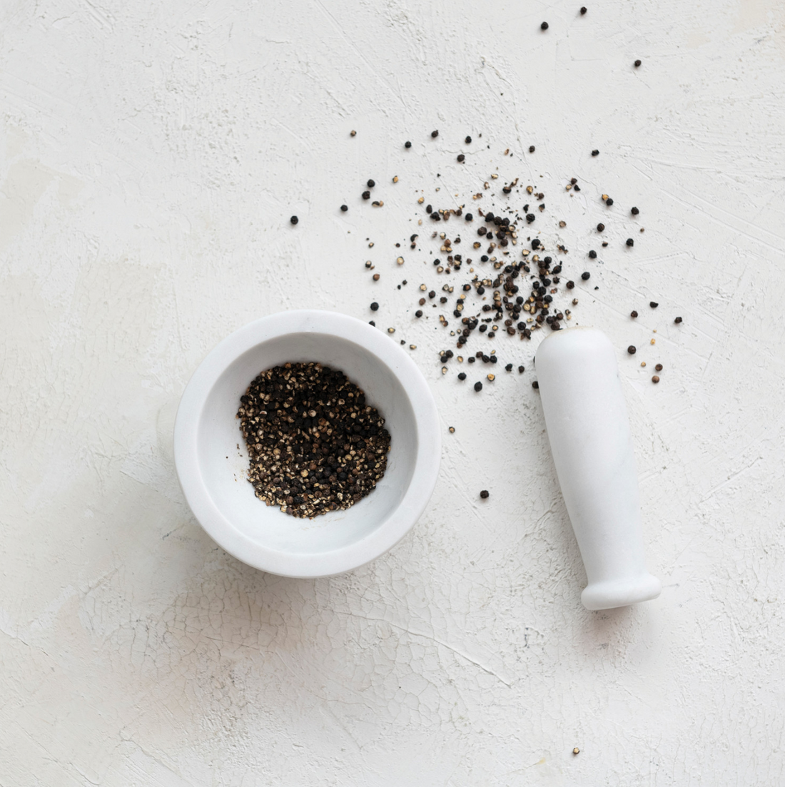 Marble Mortar & Pestle